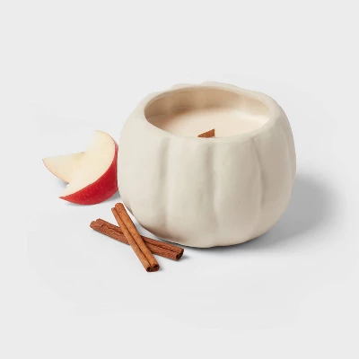 12oz Brushed Abstract Pumpkin Ceramic with Woodwick and Dustcover Honeycrisp Apple Cider Candle - Threshold™ 12oz Brushed Abstract Pumpkin Ceramic With Woodwick And Dustcover Honeycrisp Apple Cider Candle - Threshold™ -Home Furnishing Series Shop GUEST ae6fa7b2 2ff0 49e6 b691 e6ba9739f0df