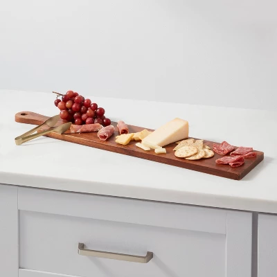 28" x 6" Large Wooden Cheese Board - Threshold™ 28" X 6" Large Wooden Cheese Board - Threshold™ -Home Furnishing Series Shop GUEST b389f38b 30cb 4b9a 9035 4439afc14eef