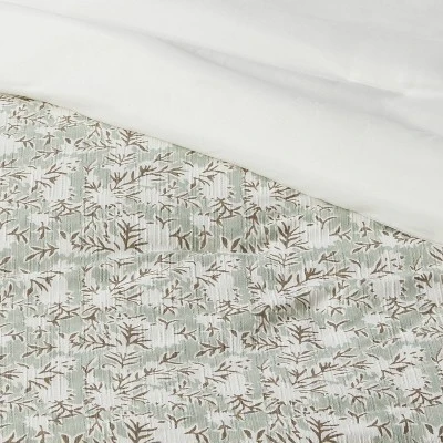 8pc Printed Floral with Border 8pc Comforter Set Green - Threshold™ 8pc Printed Floral With Border 8pc Comforter Set Green - Threshold™ -Home Furnishing Series Shop GUEST b4f662cd 1e05 4b0c bb8c 89aab6a90c31