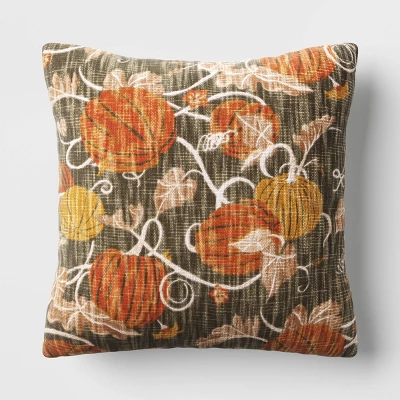 Printed Pumpkin Square Throw Pillow - Threshold™ Printed Pumpkin Square Throw Pillow - Threshold™ -Home Furnishing Series Shop GUEST bf4d1b20 b462 4543 9090 f812794020c1