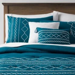 5pc Diamond Stitch Comforter Bedding Set Dark Teal Blue - Threshold™ -Home Furnishing Series Shop GUEST c1b501c1 de8b 43d3 8186 af16ee2cbb48