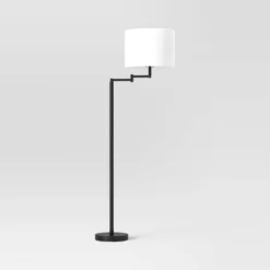 Metal Column Swing Arm Floor Lamp Black - Threshold™ -Home Furnishing Series Shop GUEST c21ce950 97a7 429f 923d d0cc29f2e74d