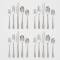 20pc Harrington Flatware Set Silver - Threshold™ 2 20pc Harrington Flatware Set Silver - Threshold™ -Home Furnishing Series Shop GUEST c415e3b7 a834 4e6d 9a1e ec219535a2d0