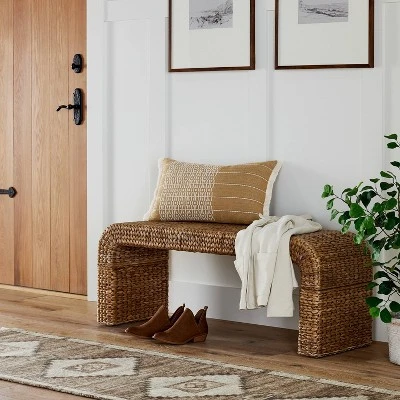 Oversized Embroidered Striped Lumbar Throw Pillow Brown - Threshold™ designed with Studio McGee Oversized Embroidered Striped Lumbar Throw Pillow Brown - Threshold™ Designed With Studio McGee -Home Furnishing Series Shop GUEST c42c7570 a8ab 4453 ad19 a29416877cd1