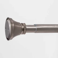 72" Rust Proof Stainless Steel Two-Way Mount Taper Finial Shower Curtain Rod Nickel - Threshold™ 2 72" Rust Proof Stainless Steel Two-Way Mount Taper Finial Shower Curtain Rod Nickel - Threshold™ -Home Furnishing Series Shop GUEST c581ead5 e52b 44c2 a606 31f6d5a2ef6d