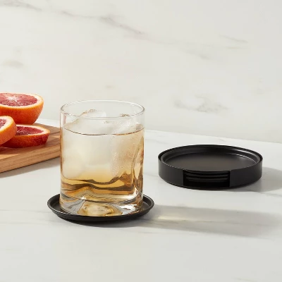 4pk Metal Coasters with Stand - Threshold™ 4pk Metal Coasters With Stand - Threshold™ -Home Furnishing Series Shop GUEST c5a0f2e9 e89e 4517 affc 888f466f1ac9