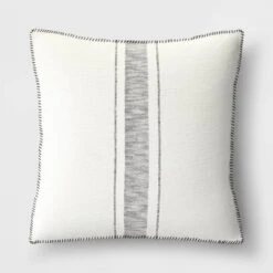 Oversized Placed Striped Square Throw Pillow - Threshold™ 4 Oversized Placed Striped Square Throw Pillow - Threshold™ -Home Furnishing Series Shop GUEST c66db2e9 a928 40d0 937e 3fed7fbab407