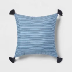 5pc Block Print With Border Comforter Bedding Set White/Blue - Threshold™ -Home Furnishing Series Shop GUEST c694dc91 e0ad 45f3 8331 20bfeed2019f