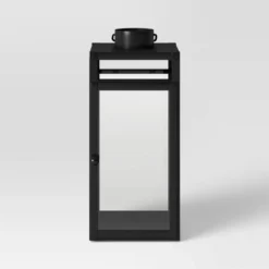 24" X 8" Decorative Metal Lantern Candle Holder Black - Threshold™ -Home Furnishing Series Shop GUEST c724e233 0645 4260 a042 00b4db87da47