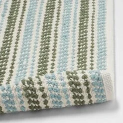 20"x32" Chenille Striped Bath Rug Dark Green - Threshold™ -Home Furnishing Series Shop GUEST c7f257f5 c3c2 4599 b4a6 9fd2f5560227