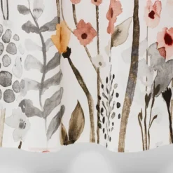 Floral Wave Shower Curtain White - Threshold™ -Home Furnishing Series Shop GUEST c87586e6 12cc 4e03 b887 89a09fcaa942