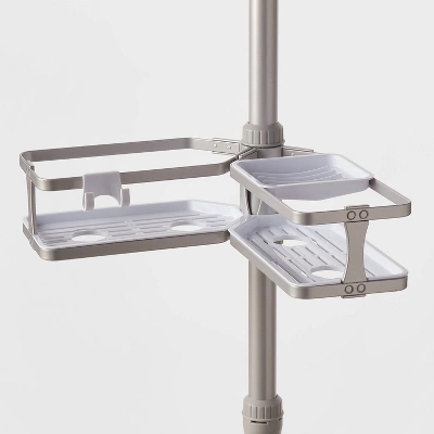 Aluminum Corner Tension Pole Caddy Gray - Threshold™ Aluminum Corner Tension Pole Caddy Gray - Threshold™ -Home Furnishing Series Shop GUEST c965eab7 dba8 4a8c a441 d03af24c47ec