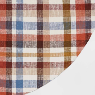 70" Round Plaid Woven Cotton Tablecloth - Threshold™ 70" Round Plaid Woven Cotton Tablecloth - Threshold™ -Home Furnishing Series Shop GUEST d449e4da 77da 4dba 9f4f 365a53648074