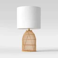 Rattan Diagonal Weave Table Lamp Tan - Opalhouse™ 4 Rattan Diagonal Weave Table Lamp Tan - Opalhouse™ -Home Furnishing Series Shop GUEST dae93eeb ddb7 44ce 88df 301a4b240217