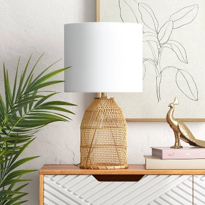Rattan Diagonal Weave Table Lamp Tan - Opalhouse™ Rattan Diagonal Weave Table Lamp Tan - Opalhouse™ -Home Furnishing Series Shop GUEST db7823a7 40c3 42aa 99a7 610f87b9853b