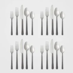 20pc Hubbardston Flatware Set Black - Threshold™ 2 20pc Hubbardston Flatware Set Black - Threshold™ -Home Furnishing Series Shop GUEST dc38d691 3449 481a bf3c c841a47ed14b