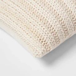 Oversized Chunky Rib Knit With Linen Reverse Throw Pillow - Threshold™ -Home Furnishing Series Shop GUEST df64c20f d6f6 4a7a 8dcf bec3e7e02542