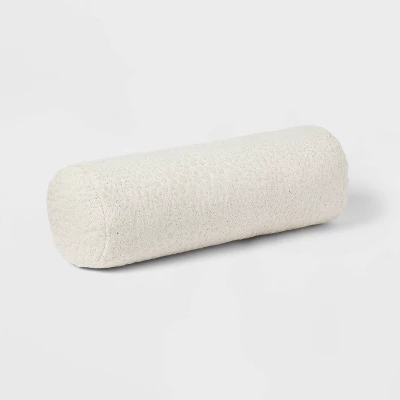 8"x22" Luxe Jacquard Cheetah Round Decorative Pillow Ivory - Threshold™ 8"x22" Luxe Jacquard Cheetah Round Decorative Pillow Ivory - Threshold™ -Home Furnishing Series Shop GUEST df8c70c9 84c5 4062 9a87 4953a77cc8d7