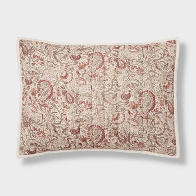 Voile Paisley Printed Quilt Sham Cream - Threshold™ Voile Paisley Printed Quilt Sham Cream - Threshold™ -Home Furnishing Series Shop GUEST e0f4f329 7b2b 4e95 8132 3a5419a69f2c