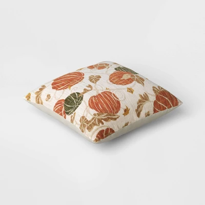 Printed Pumpkin Square Throw Pillow - Threshold™ Printed Pumpkin Square Throw Pillow - Threshold™ -Home Furnishing Series Shop GUEST e516790e 9ced 49b0 93a8 e573adea57d9