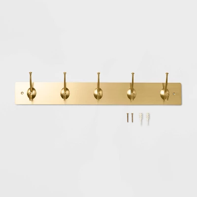 New Traditional 5 Hooks Rail Gold - Threshold™ New Traditional 5 Hooks Rail Gold - Threshold™ -Home Furnishing Series Shop GUEST e578d25e b3a1 4a0a be2f 439747e193e3