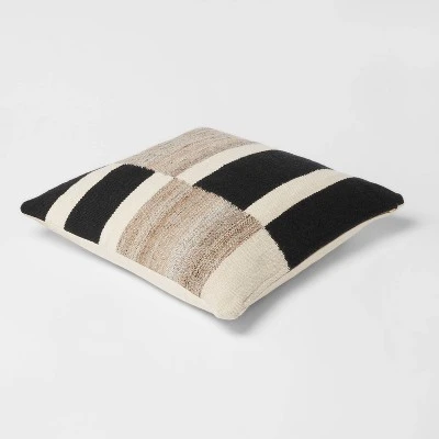 Oversized Blocked Woven Square Throw Pillow - Threshold™ Oversized Blocked Woven Square Throw Pillow - Threshold™ -Home Furnishing Series Shop GUEST e8a54c63 3e13 4b56 b8be 670b9e6b0e71