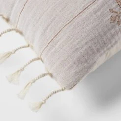 14"x36" Traditional Embroidered Oblong Decorative Pillow Ivory - Threshold™ -Home Furnishing Series Shop GUEST ea9a9a2d 788e 4a97 9a9e fe07da5bf340