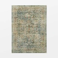 Ledges Digital Floral Print Distressed Persian Rug Green - Threshold™ Designed By Studio McGee 5 Ledges Digital Floral Print Distressed Persian Rug Green - Threshold™ Designed By Studio McGee -Home Furnishing Series Shop GUEST eafd3dca 0c26 4adc 8ff9 086ab3b619ea