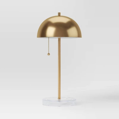 Dome Table Lamp with Acrylic Base Brass - Threshold™ Dome Table Lamp With Acrylic Base Brass - Threshold™ -Home Furnishing Series Shop GUEST ef97fb3e 426e 4a0f a1be 70de24cbbc36