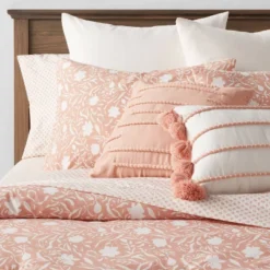 12pc Floral Boho Comforter & Sheets Set Terracotta Pink - Threshold™ 9 12pc Floral Boho Comforter & Sheets Set Terracotta Pink - Threshold™ -Home Furnishing Series Shop GUEST f3330df4 d165 44ef 87fd 293b2d10cfce